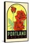 Rose City, Portland, Oregon-null-Framed Stretched Canvas