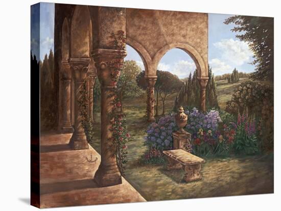 Rose Cloister-Judy Mastrangelo-Stretched Canvas