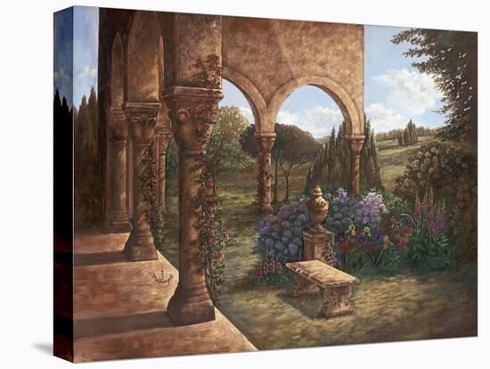 Rose Cloister-Judy Mastrangelo-Stretched Canvas