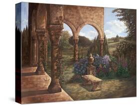 Rose Cloister-Judy Mastrangelo-Stretched Canvas