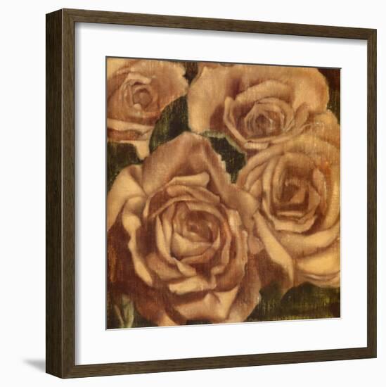 Rose Cluster II-Linda Hanly-Framed Art Print