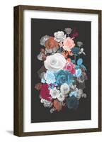 Rose Cluster-null-Framed Art Print