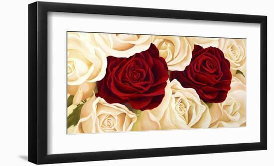 Rose Composition-Serena Biffi-Framed Art Print