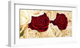 Rose Composition-Serena Biffi-Framed Art Print