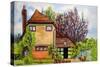 Rose Cottage, Cookham, Lord Astor's Farm Cliveden, 2009-Joan Thewsey-Stretched Canvas