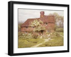 Rose Cottage, Shottermill-Helen Allingham-Framed Premium Giclee Print