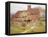 Rose Cottage, Shottermill-Helen Allingham-Framed Stretched Canvas