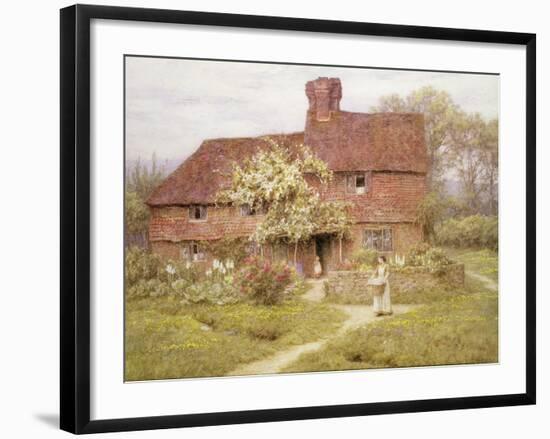 Rose Cottage, Shottermill-Helen Allingham-Framed Giclee Print