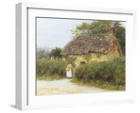 Rose Cottage-Helen Allingham-Framed Giclee Print