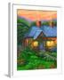 Rose Cottage-Bonnie B. Cook-Framed Giclee Print