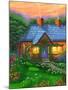 Rose Cottage-Bonnie B. Cook-Mounted Giclee Print