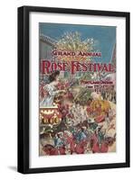 Rose Festival Poster, Portland, Oregon-null-Framed Art Print