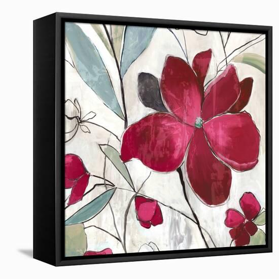 Rose Flower II-Asia Jensen-Framed Stretched Canvas