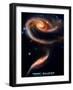 Rose Galaxies Hubble Space Photo Poster Print-null-Framed Art Print