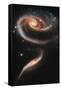 Rose Galaxy Hubble Space Photo Art Poster Print-null-Framed Stretched Canvas