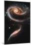 Rose Galaxy Hubble Space Photo-null-Mounted Poster