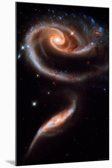 Rose Galaxy Hubble Space-null-Mounted Photo