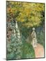 Rose Garden, 1876-Claude Monet-Mounted Giclee Print