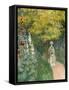 Rose Garden, 1876-Claude Monet-Framed Stretched Canvas