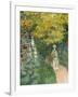 Rose Garden, 1876-Claude Monet-Framed Premium Giclee Print