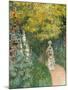 Rose Garden, 1876-Claude Monet-Mounted Premium Giclee Print