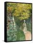 Rose Garden, 1876-Claude Monet-Framed Stretched Canvas