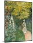 Rose Garden, 1876-Claude Monet-Mounted Giclee Print