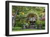 Rose Garden at Butchard Gardens in Full Bloom, Victoria, British Columbia, Canada-Terry Eggers-Framed Photographic Print