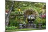 Rose Garden at Butchard Gardens in Full Bloom, Victoria, British Columbia, Canada-Terry Eggers-Mounted Photographic Print