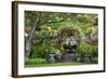 Rose Garden at Butchard Gardens in Full Bloom, Victoria, British Columbia, Canada-Terry Eggers-Framed Photographic Print