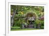 Rose Garden at Butchard Gardens in Full Bloom, Victoria, British Columbia, Canada-Terry Eggers-Framed Photographic Print