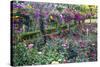 Rose Garden at Butchard Gardens in Full Bloom, Victoria, British Columbia, Canada-Terry Eggers-Stretched Canvas