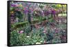 Rose Garden at Butchard Gardens in Full Bloom, Victoria, British Columbia, Canada-Terry Eggers-Framed Stretched Canvas