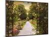 Rose Garden Gate-Jessica Jenney-Mounted Giclee Print