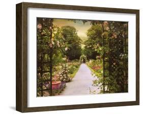 Rose Garden Gate-Jessica Jenney-Framed Giclee Print