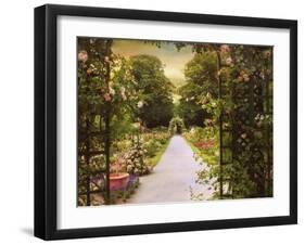 Rose Garden Gate-Jessica Jenney-Framed Giclee Print