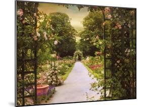 Rose Garden Gate-Jessica Jenney-Mounted Giclee Print