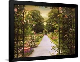 Rose Garden Gate-Jessica Jenney-Framed Giclee Print