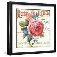 Rose Garden I-Lisa Audit-Framed Art Print