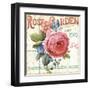 Rose Garden I-Lisa Audit-Framed Art Print