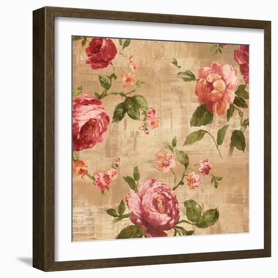 Rose Garden II-Reneé Campbell-Framed Art Print