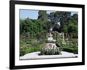 Rose Garden, Parque Del Retiro, Madrid, Spain-Jeremy Bright-Framed Photographic Print