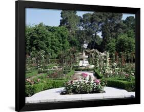 Rose Garden, Parque Del Retiro, Madrid, Spain-Jeremy Bright-Framed Photographic Print