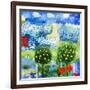 Rose Garden-Mike Smith-Framed Giclee Print