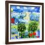 Rose Garden-Mike Smith-Framed Giclee Print