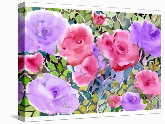 Rose Garden-Neela Pushparaj-Stretched Canvas