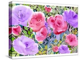 Rose Garden-Neela Pushparaj-Stretched Canvas