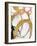 Rose Gold Strokes II-Megan Morris-Framed Art Print