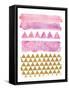 Rose Gold-Ashley Sta Teresa-Framed Stretched Canvas