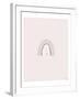 Rose Grey Rainbow-Gigi Louise-Framed Art Print